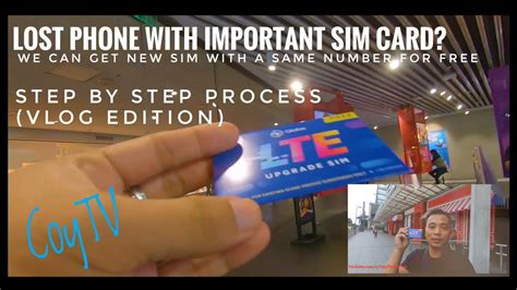 i lost my sim card how to get same number